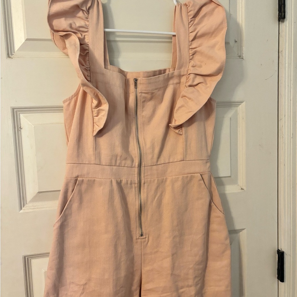 Ruffled Pink Romper